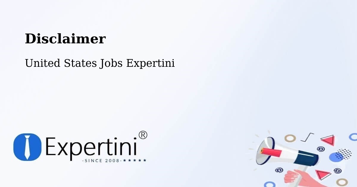 Disclaimer – Chalkville - United States Jobs Expertini
